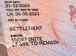 Indefinite Leave to Remain