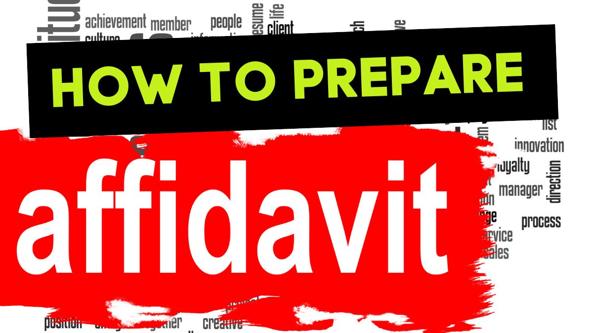Affidavit Preparation